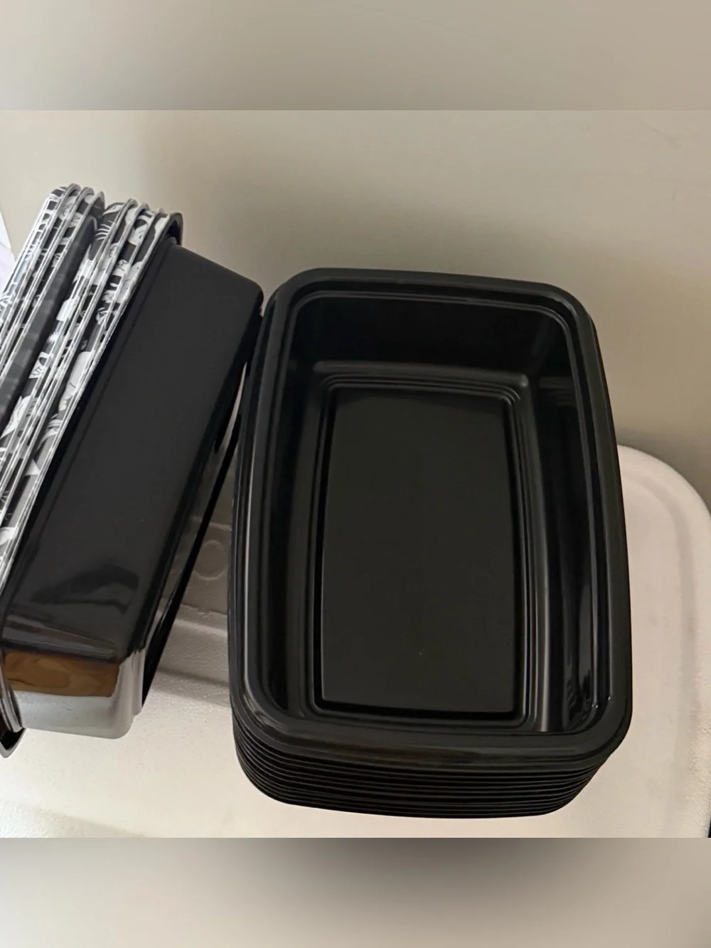 NEW 🖤 Goth Core Kitchen Food Storage Container Set ✨ Witchy Meal Prep 🪴